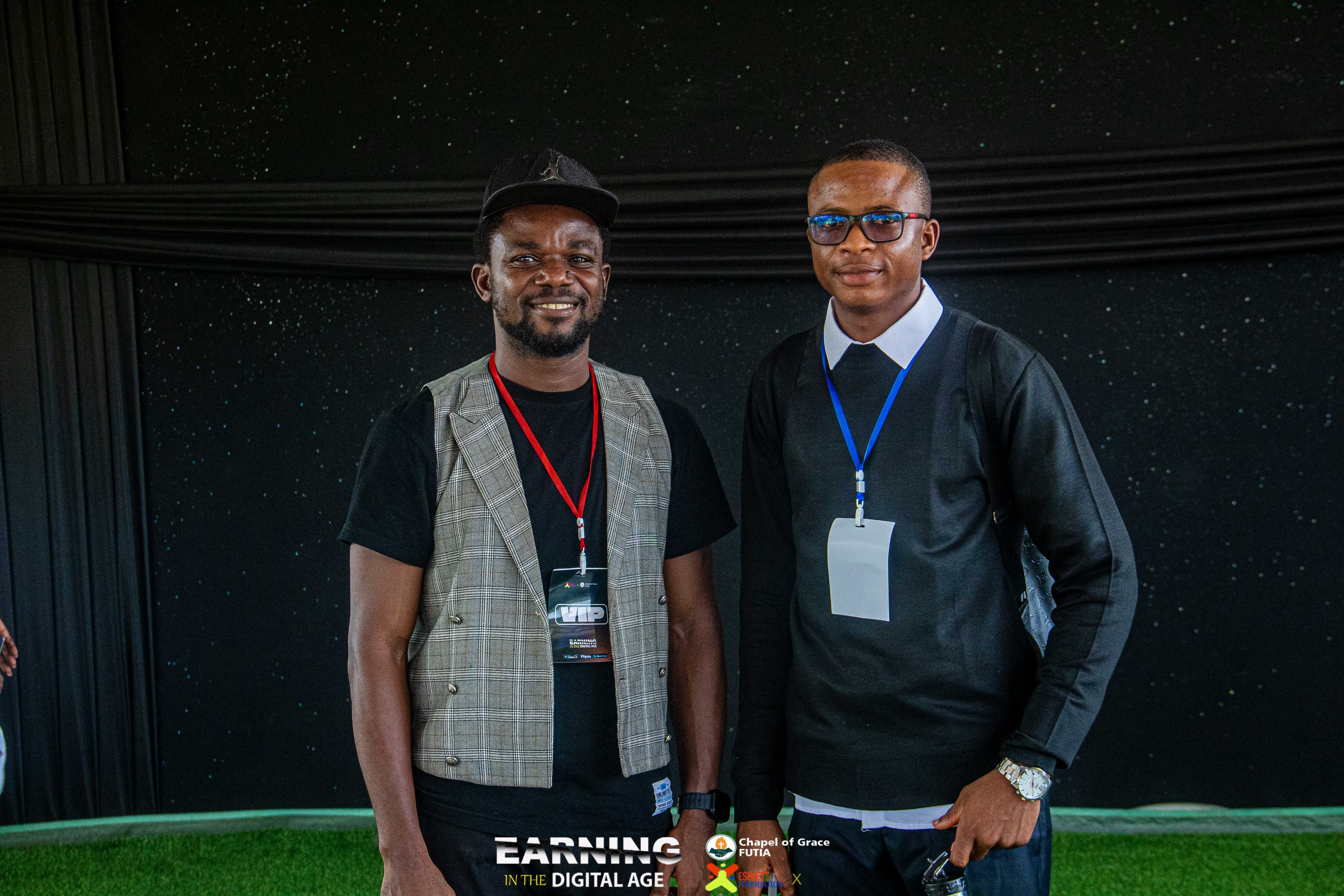 Two community members at the first EITDA edition