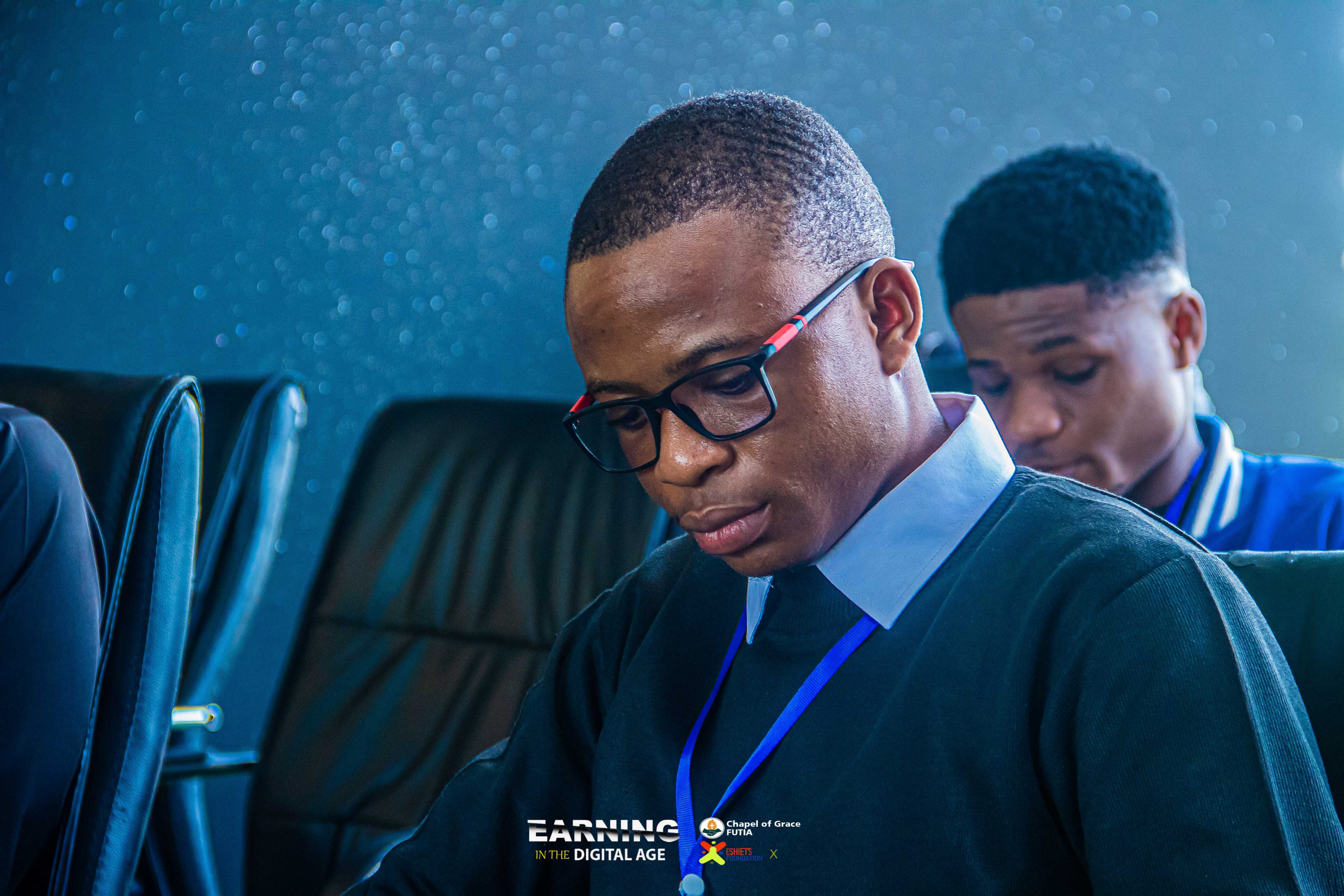 A participant focused during the first EITDA edition